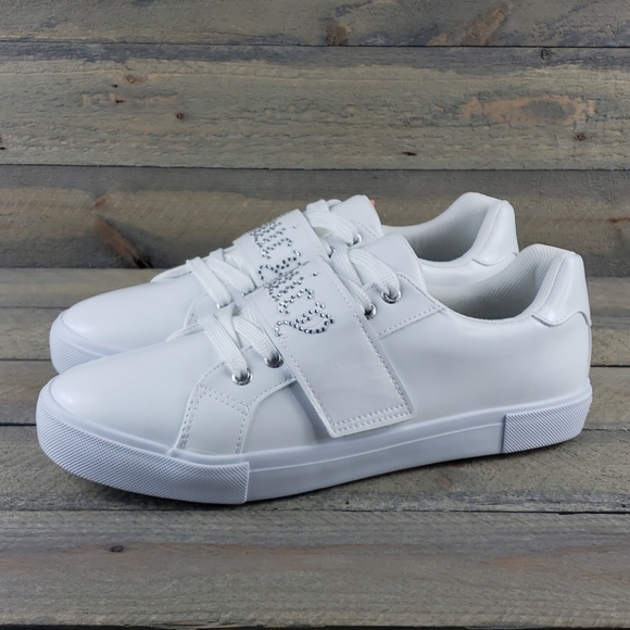 NEW Juicy Couture Cartwheel Sneakers W/ Rhinestone - Picture 3 of 8